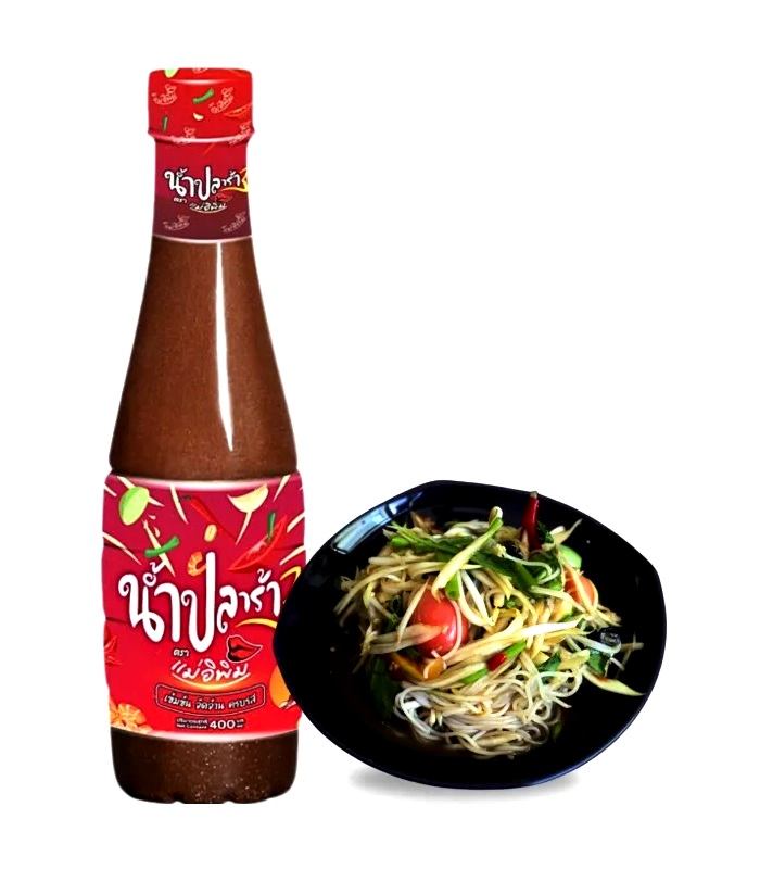 Salsa di pesce fermentato per papaya salad - Mae E Pim 400ml.